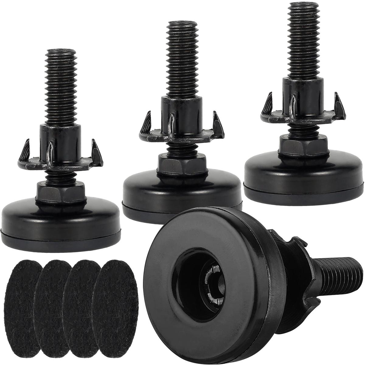 

4 Pack Furniture Levelers Heavy Duty Furniture Leveling Feet Adjustable Furniture Legs for Cabinets Tables Chairs Sofa Raiser
