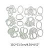 Metal Die-Cuts Making Embossing Scrapbooking Durable Stencils Holiday
