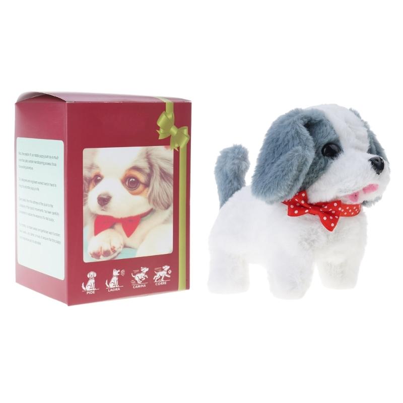 Robot Dog My Realistic Robot Puppies That Act Like A Real Dogs Walking,Barking,Tail Wagging Interactive Plush Dog