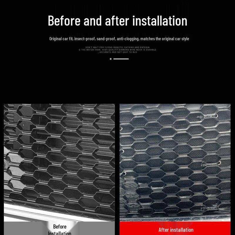 Mercedes-Benz GLC 300L/260L Kylartanksskydd: Nät, Galler, Kondensatorskydd & Insektsavvisare.