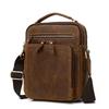 Men's Genuine Leather Single-shoulder Bag, Cowhide Men's Bag, Large-capacity Retro Crossbody Bag
