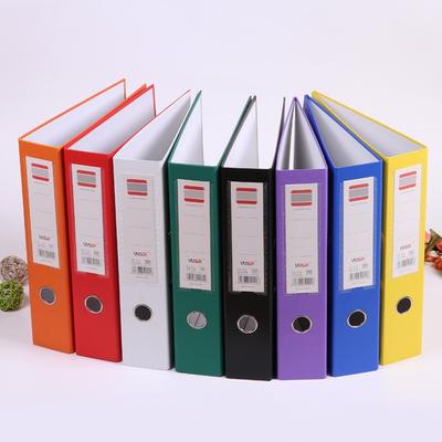 Portable 2 Ring Lever Arch File Lever Arch Folder A4 Binder Folders Plastic High Capacity Album Volume Folder Student