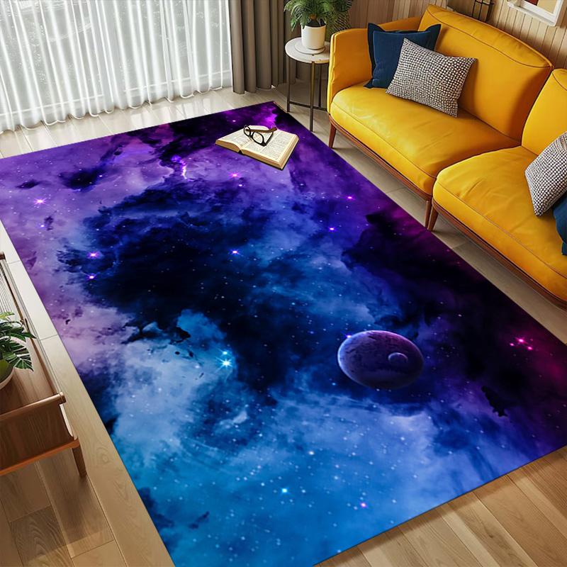 Cosmic Journey Living Room Nonslip Area Rug Soft Carpet For Bedroom Game Playroom Sofa Office Home Decor Doormat Christmas Gift C9301609