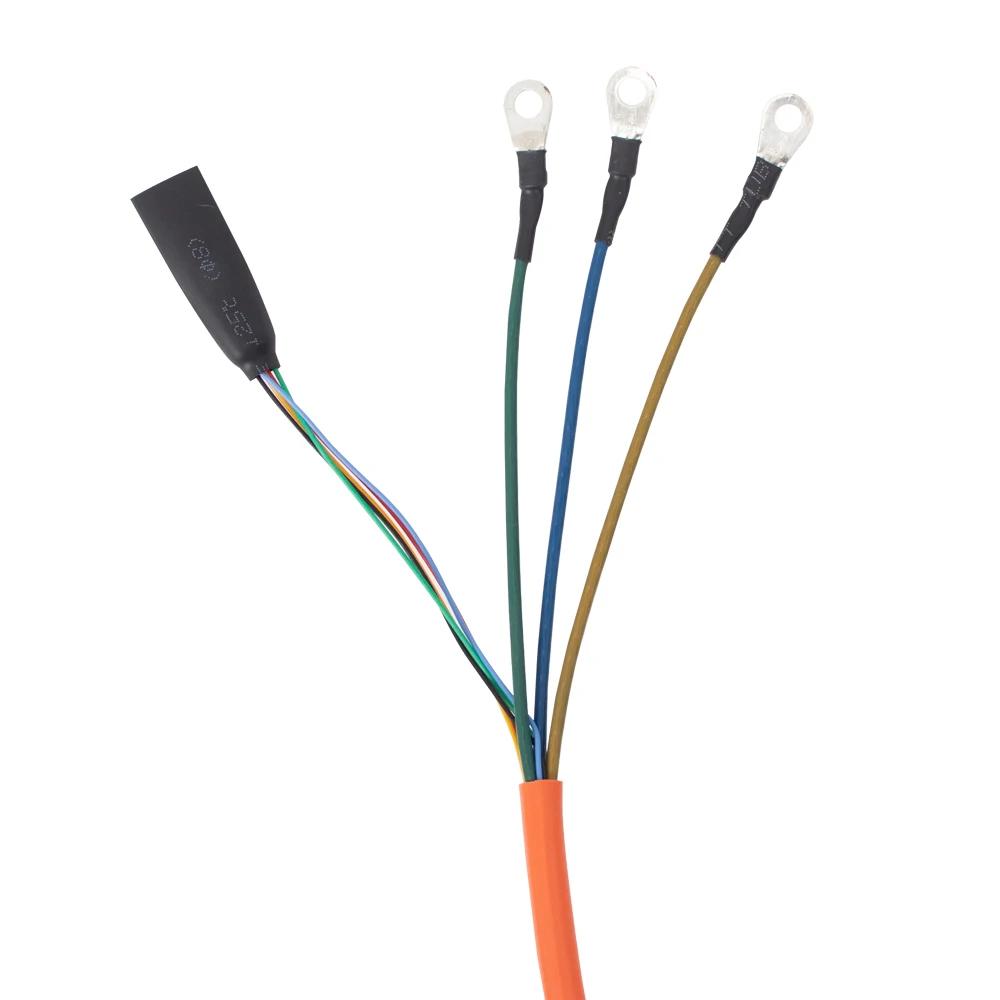 2.0mm² /2.5mm² Waterproof Motor Cable with 3 Motor Phase Wires 5 Hall Senor Wires Circuit Board Cable For Electric Scooter Parts 800W Wheel Hub Engine