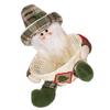 Efficient Cloth Candy Storage Basket With Santa Design Holiday Decors For Christmas Tree Accessories Organization