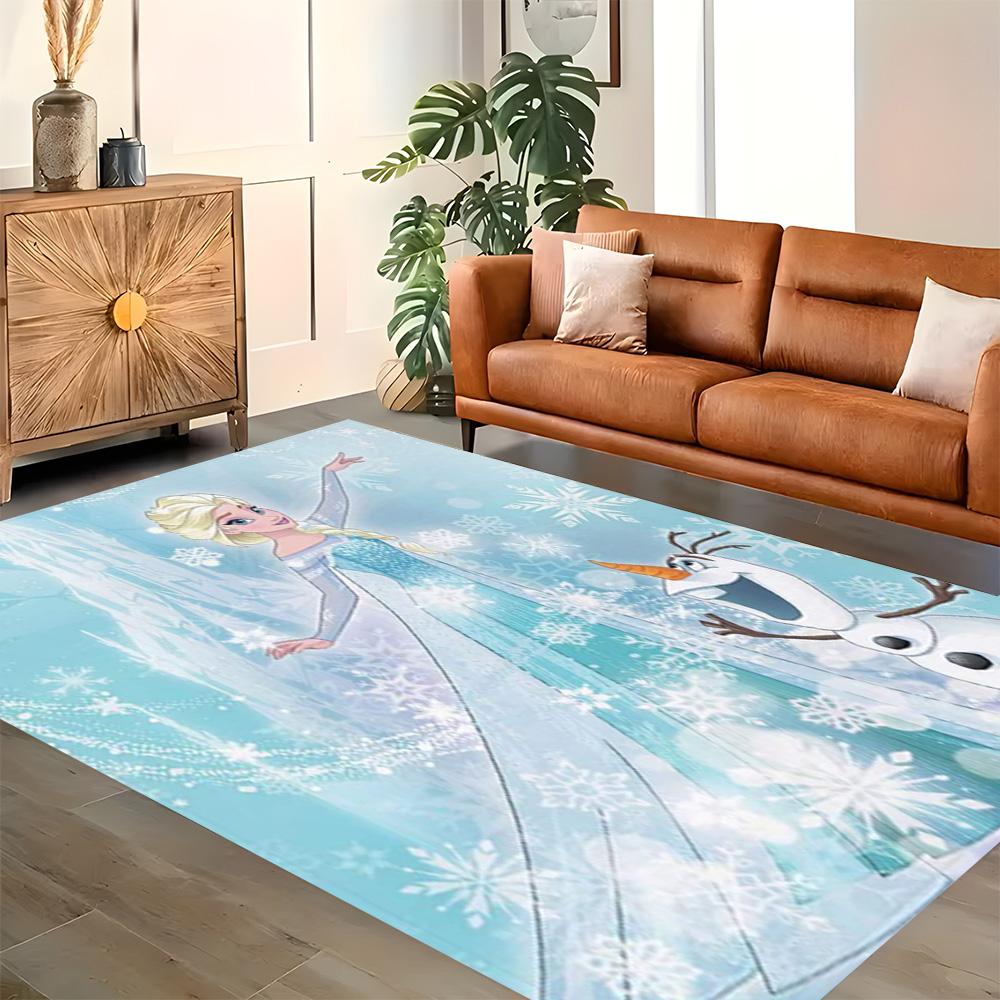 Frozen Adventure rug for Living Room, Bedroom, Study Room, Hallway Decoration, Perfect for Home Decoration or Holiday Gifts