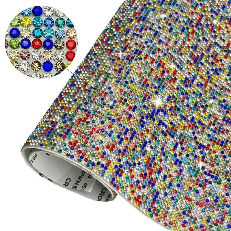 Self-Adhesive Rhinestone Glitter Stickers - Crystal DIY Accessories
