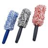 Car Wheel Tire Rim Cleaning Brush Soft Plush Car Wheel Hub Brush Washing Tool Car Detailing Care Dust Removal Brush Portable