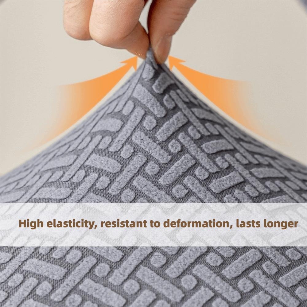 Elastic Arc Armchair Covers Hollow Back Dining Chair Covers Curved Chair Cover  Seat Cover