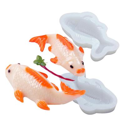 Sanxin Fish-Shaped Silicone Mold for Creative Carp Rice Cake & Pudding.