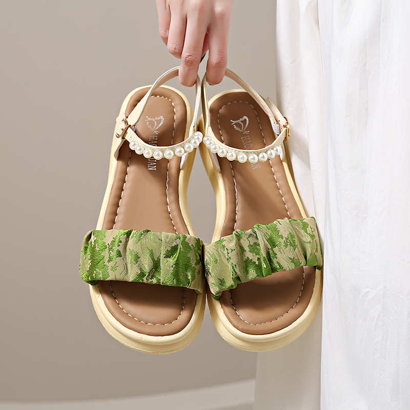 Fashion Thick Heeled Playform Shoes Luxury Women Slippers Flip Flops For Shower Sport Sandals Women Sneakers Low Prices Cheap