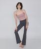 Debiweeo Zero Fat Wide Bootcut Leggings Devi-B0073-Ash Gray