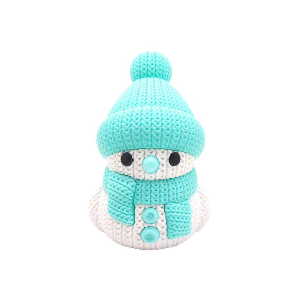 3D Printed Interesting Snowman Decorative Ornaments,Christmas Snowman Decoration