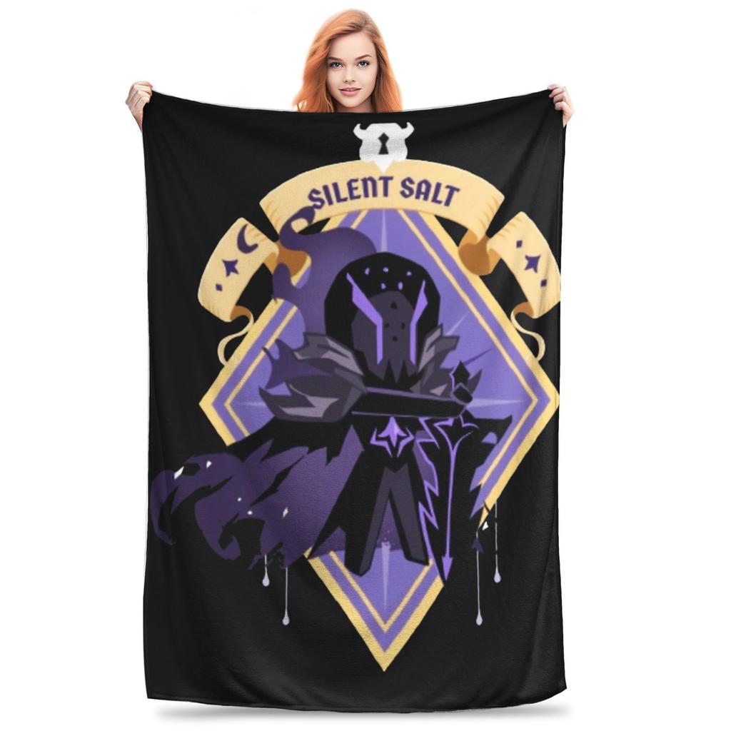 Pure Vanilla and Shadow Milk Blankets Cookie Run Kingdom Plush Awesome Warm Throw Blankets for Home Summer