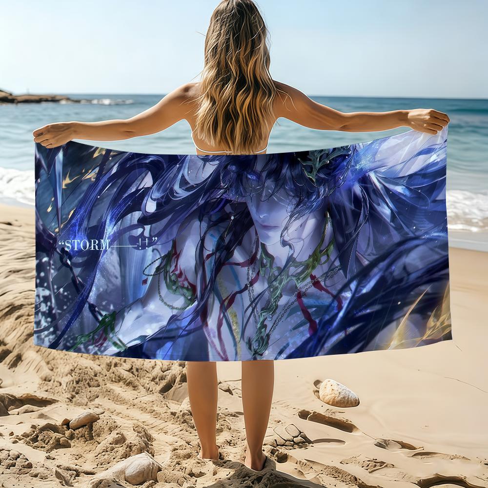 Game Love and Deepspace Rafayel cool Towel Beach Towel Oversized Quick Dry Towel Absorbent Soft Swim BeachTowels for Men Women