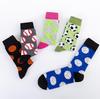 Men's Trendy Long Cotton Jacquard Socks: Autumn/Winter Ball Series