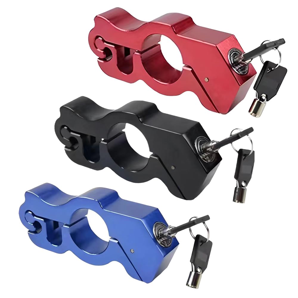 Bremsschloss für Motorräder, Lenkradschloss für Sicherheit, Adapter, Diebstahlschutz, Stärkstes, Universell, Einfach zu
