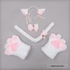 Cute Kitten Cosplay Set: Cat Ears Headband, Paw Gloves & Tail Accessory