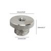 1/4'' To 5/8" Screw Adapter for 1/4'' Thread Lasers Level Rangefinder Tripod Stand 5/8" Adapter Sliver for Tripod Camera