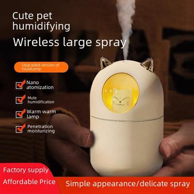 Adorabile Umidificatore Mini USB a Forma di Gatto e Dispositivo per Aromaterapia per Casa o Auto