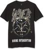 Slayer Mens Divine Intervention 2014 Dates Slim T-shirt S Black