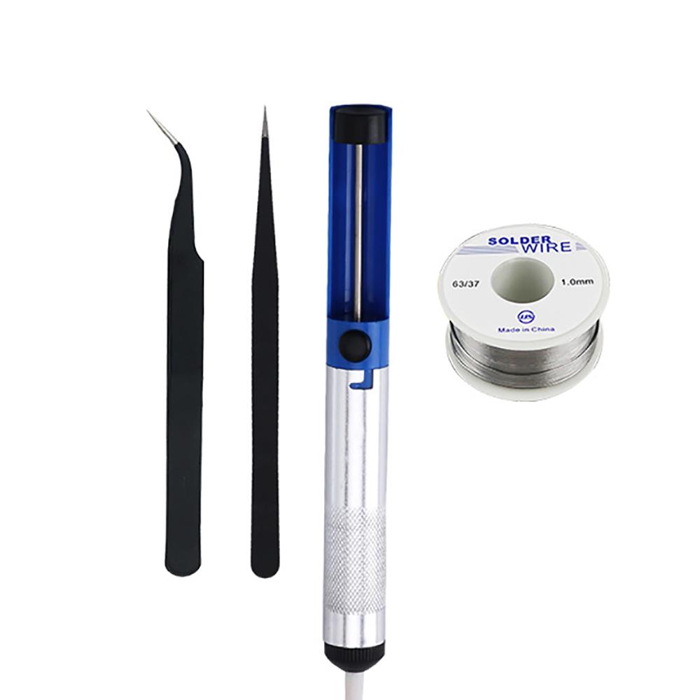 60W Soldering Gun Set with Automatic Solder Feed, Manual Soldering Iron, Welding Gun
