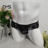 Pánské spodky vyhloubená krajka Tenké Jockstraps s nízkým pasem Váček Pánské kalhotky Gay Muži Noční klub Výkon Mužské kalhotky do ložnice Svatba Líbánky