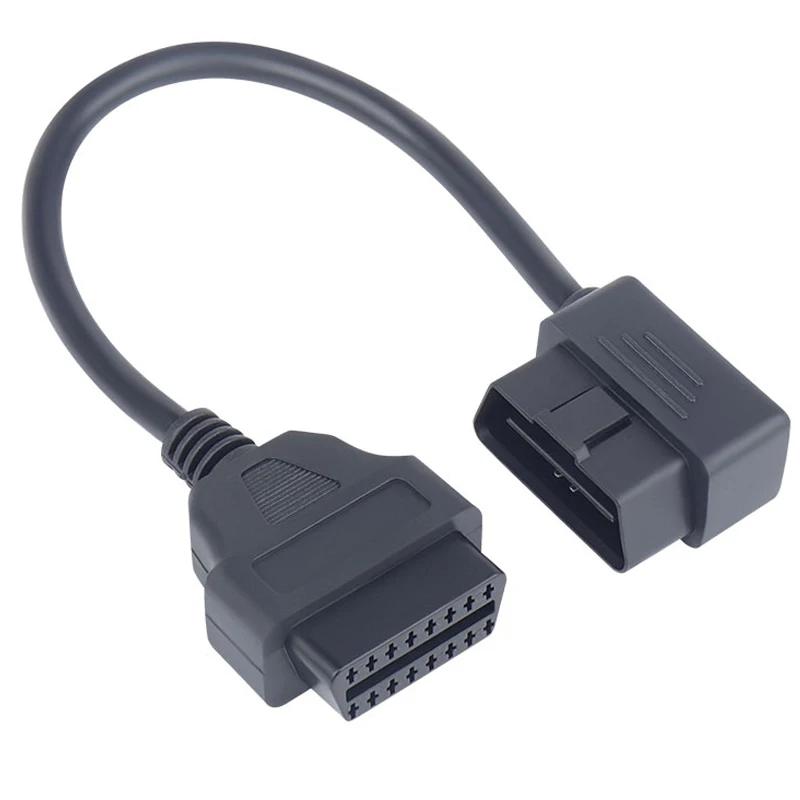 Jieyuan OBD16-Pin Male To Female Conversion Cable OBD2 Extension Cable Connector Adapter Used For Diagnostic Tools OBD2 extension cable