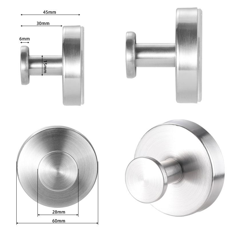 Stainless Steel No-Drill Suction Cup Coat Hook