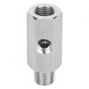 Oljetrycksadapter, 1/4 NPT till 1/8 NPT Rostfritt Stål Motorblocksfäste, Modern Stil, För De Flesta Motorer, Fordonsunderhåll och Reparation, Inkluderar