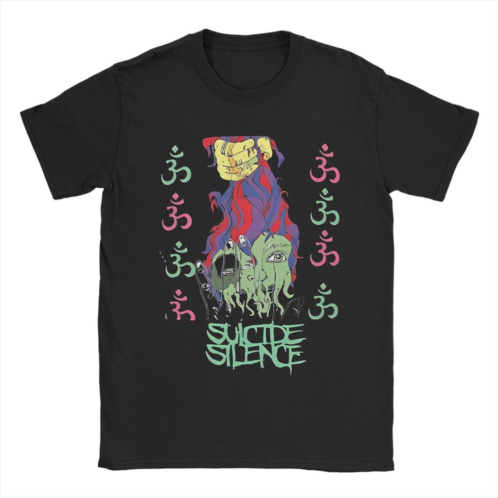 2025 New Suicide Silence Shirt Black Unisex All Sizes T Shirt Mens And Womens Summer Casual Crew Neck Cotton Tee
