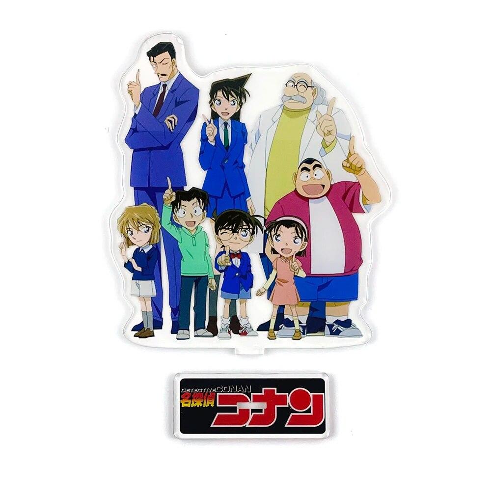 Detective Conan Mouri Ran Kogorou Agasa Haibara Ayumi Mitsuhiko Genta GM Acrylic Stand Standee Toy Figure