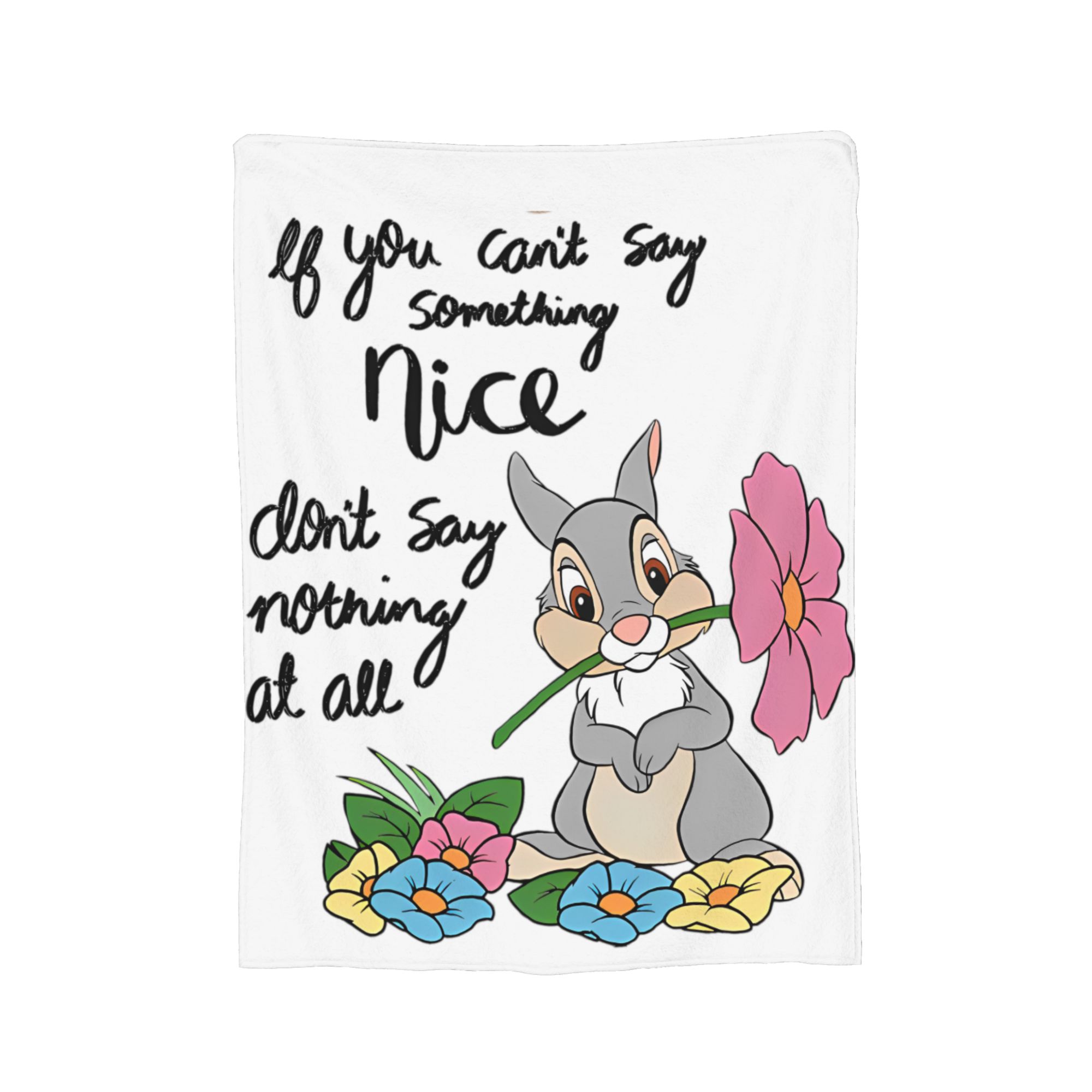 

Thumper Bambi Flannel Blankets Fashion Throw Blankets for Bed Sofa Couch 150*125cm Quilt, 130x150cm