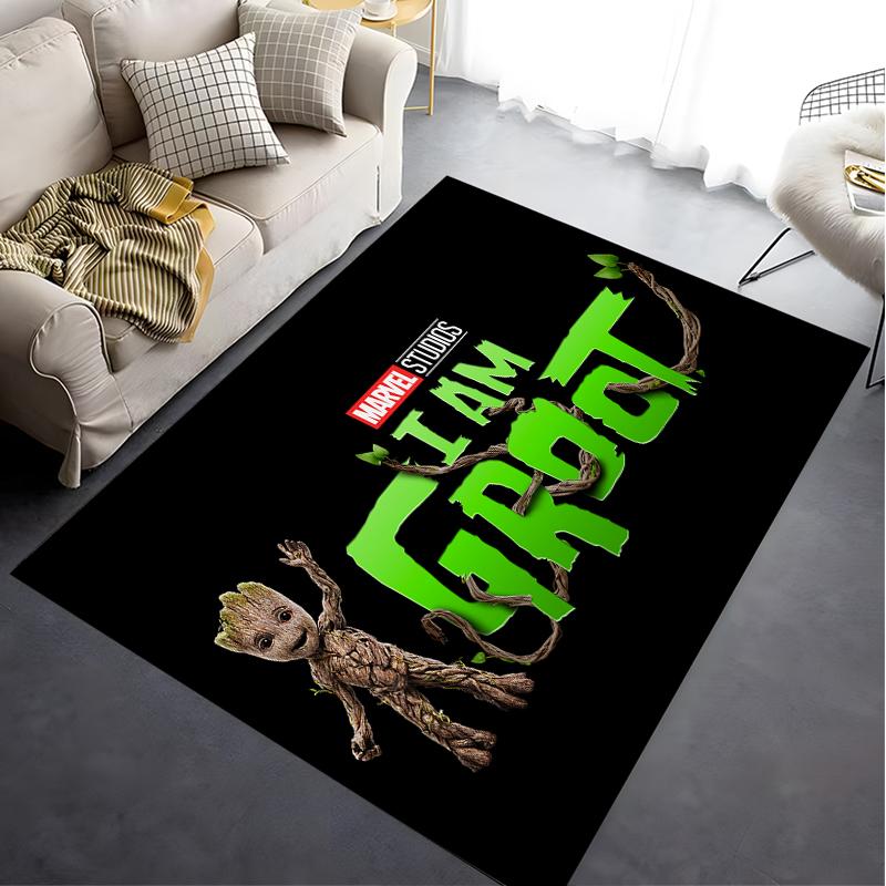 Disney Groot Cartoon 3D Printing Large Area Rug Carpets for Home Living Room Bedroom Sofa Doormat Kids Floor Mats Gift Potdemiel