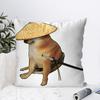 Cheems Shiba Inu Doge Kissenbezug Quadratisches Kissen Schlafzimmer Sofa Freizeit Komfort Kissen Auto Wohnzimmer Heimdekoration