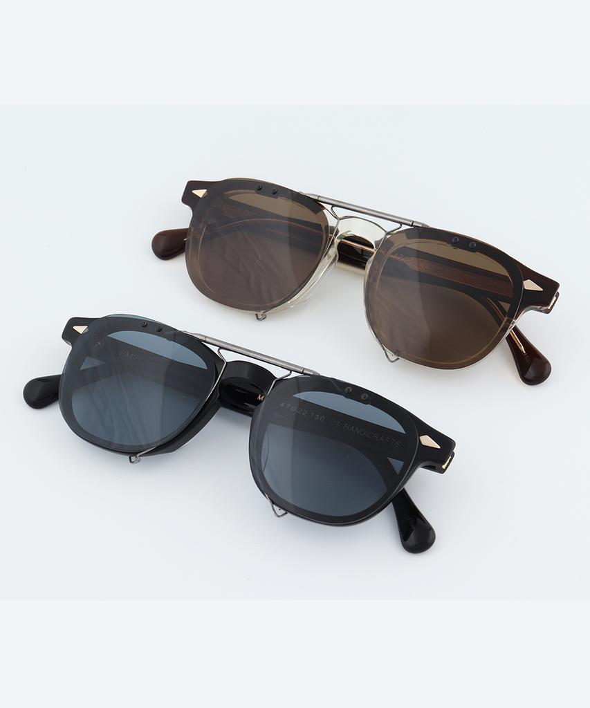 Peisyeon Mark Caesar Flip Sunglasses/Glasses