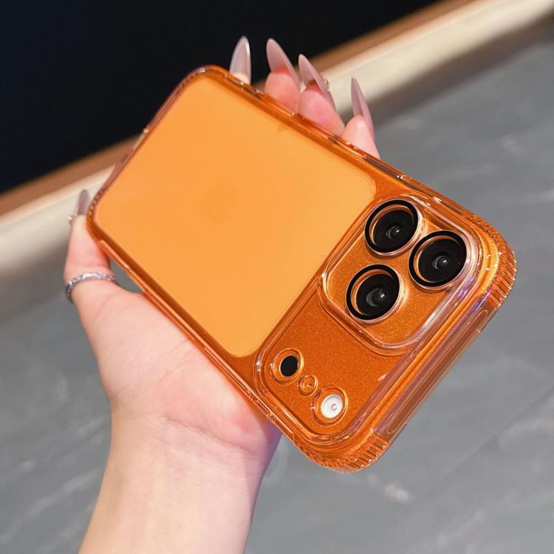 Clear Acrylic Magnetic Snap-on Case IPhone 16/17 Series With AI Button Shockproof Anti-Fingerprint