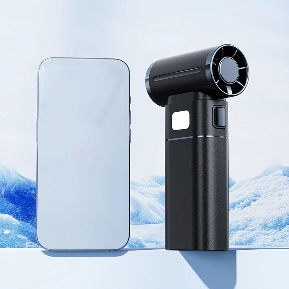 Brushless Motor Handheld Turbo Violent Fan Digital Display Mini Electric Air Blower  Keyboard