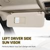 Car Sunscreen Shade Left Right Side Front Sun Visor Pane with Light For Toyota 4Runner 2010- 74320-35A91-B1 74310-35B01-B1
