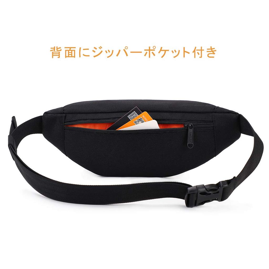 TINYAT Small Waist Pouch for Men and Crossbody Bag for Everyday and Gym Stays In Black Women, Cute, Lightweight, Use, Running, Use, Place,