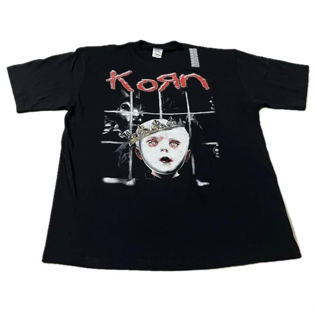 Vintage KORN See You On The Other Side 90s Band XL Single Stitch T-Shirt REPRINT