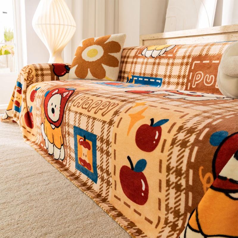 

Cute Sofa Cover Cartoon Sofa Cover Cloth Autumn/Winter Sofa Towel Four Seasons Universal Slip Sofa cover 180*130cm