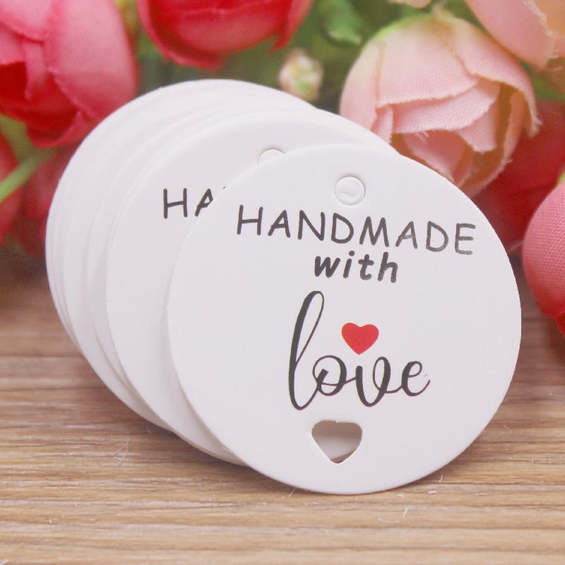 100pcs Kraft Brown /white Gift Tags with 20m Rope Thank You Paper tags for Wedding baby Shower Christmas Label Party Decoration