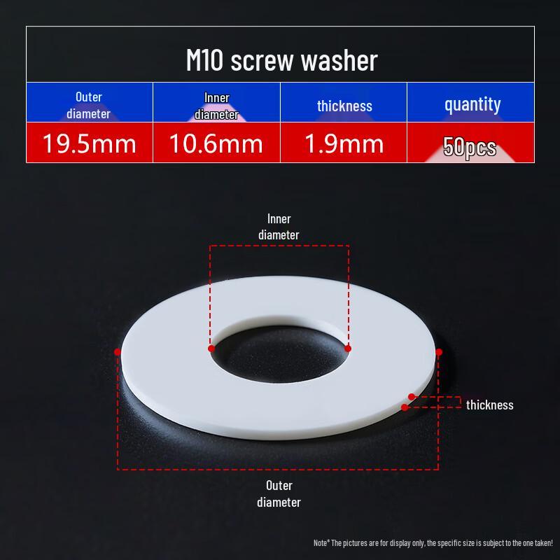 Alliance PTFE M10 Screw Washer Gasket