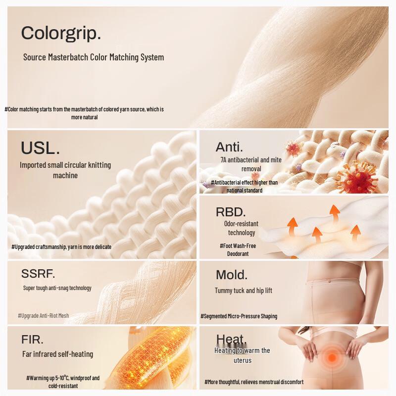 

Moxun Women s Detachable Bare Leg Effect Warm Tights One Size No Velvet (15-25°C)