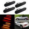 For 1990-1997 Mazda Miata 1999-05 Mazda MX-5 LED Side Marker Lights Smoked Lens