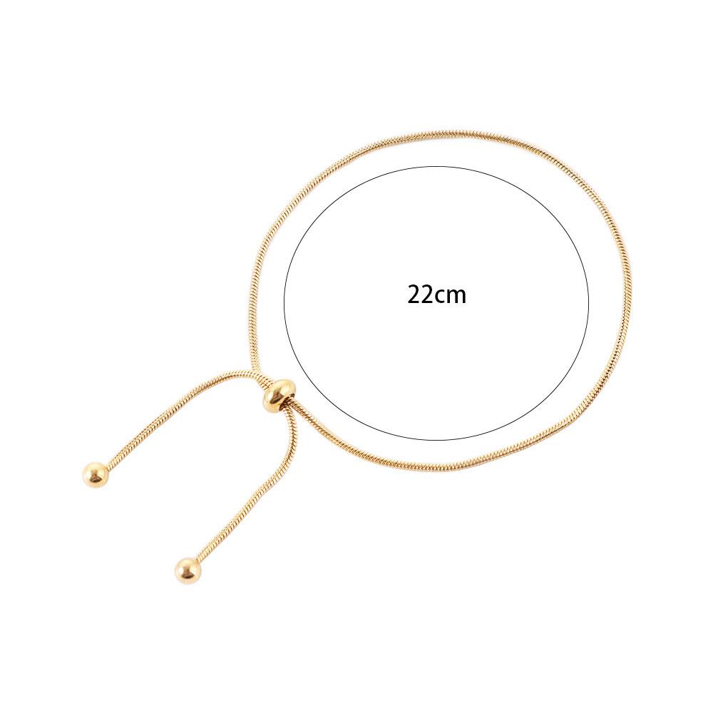 Beads Girls Party Accessories Pull-out Anklet For Women Gift Adjustable Bracelet Fashion Jewelry