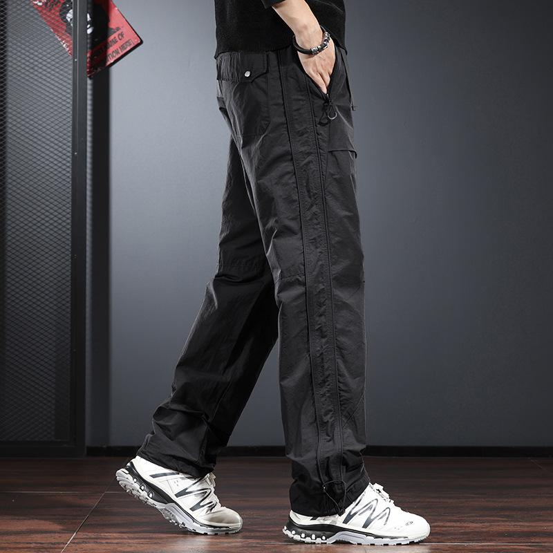 High-end Men's Casual Pants, New Spring and Autumn Loose Straight-leg Pants, Stylish Outdoor Sports Hiking Pants