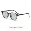 Korean Style Vintage TR90 Polarized Photochromic Round Sunglasses for Influencers