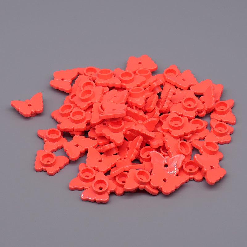 Handmade Butterfly Insect Building Blocks with Flower Accessories - Model 95828